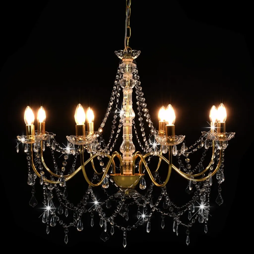 Vintage Beaded Chandelier