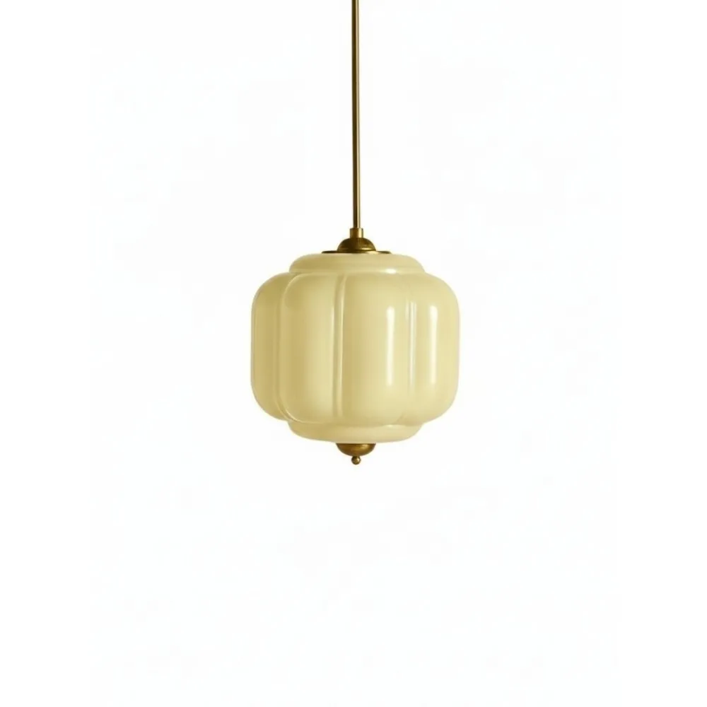 Vintage Eloise Opal Glass Pendant Light KL926