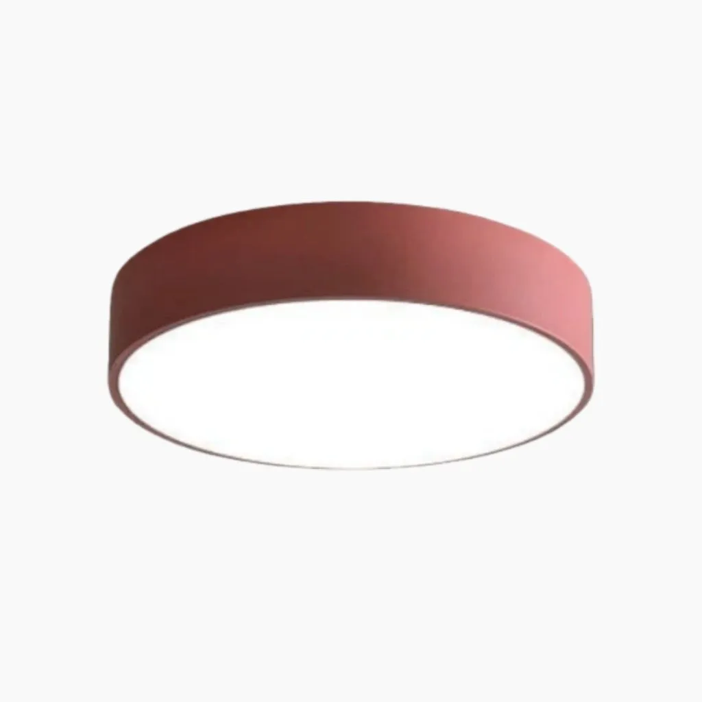 Rondi Minimalist Round LED Ceiling Light - Circular Iron Design for Living Room and Bedroom KL2119