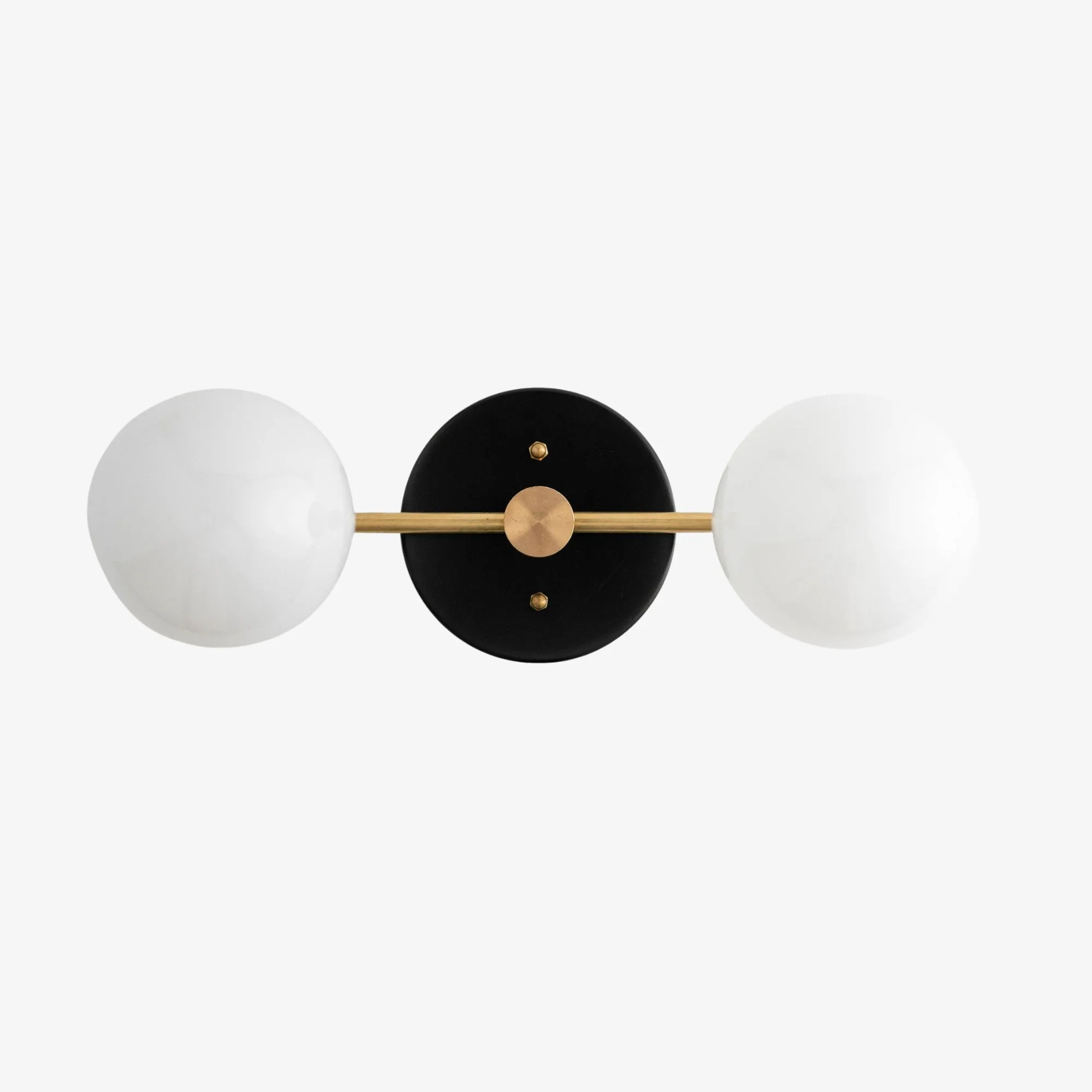 Glorica Glass Vanity Light - Modern Brass Wall Sconce for Bathroom Style KL1422