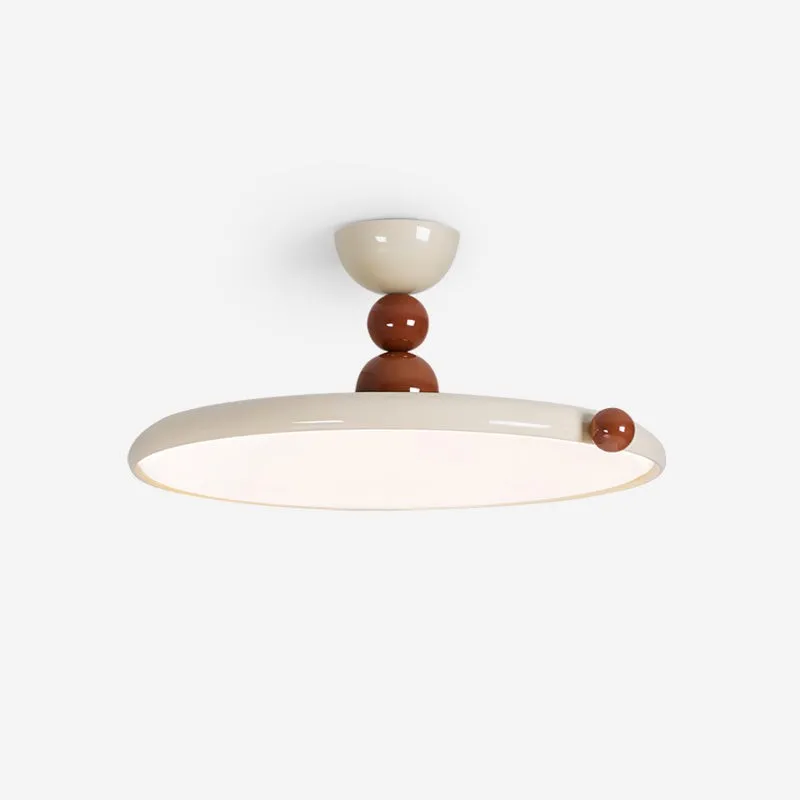 French Style Retro Round Flying Disc Ceiling Lamp KL495
