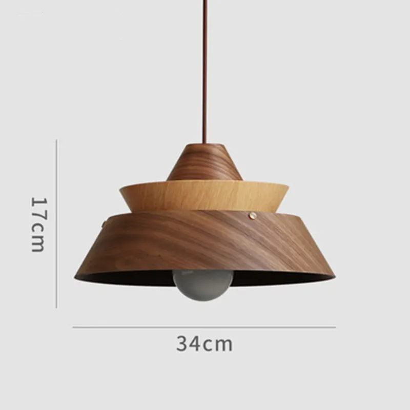Nordic Wooden Pendant Light