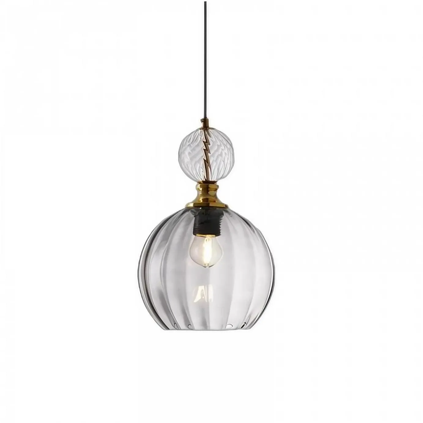 Modern Stained Glass Globe Pendant Light KL56