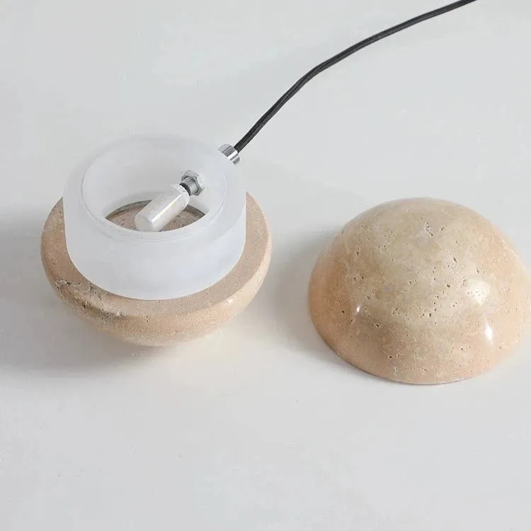 Travertine Lunar Pendant Light D918