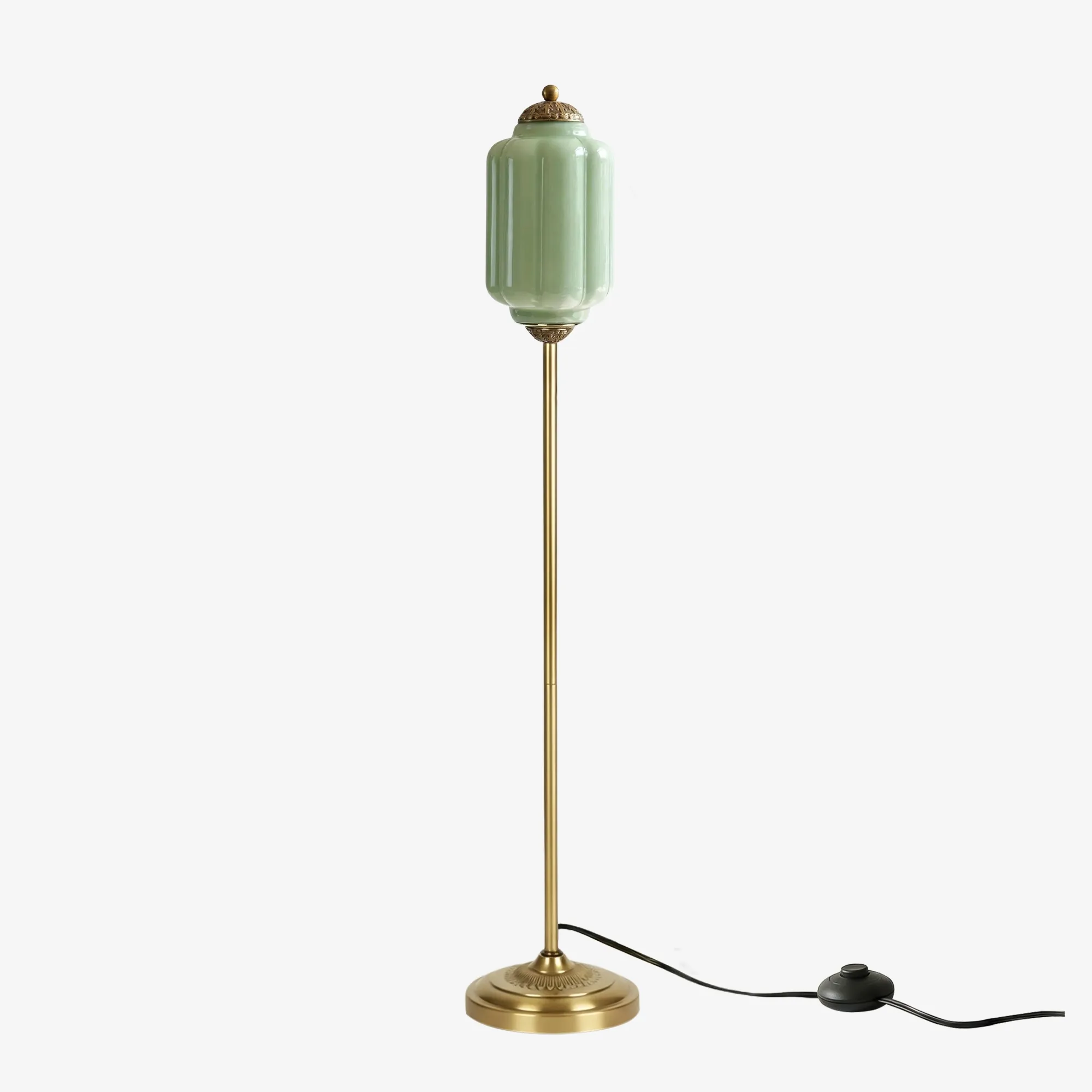 Eloise Artistic Textured Glass Floor Lamp - Elegant Lighting for Bedroom or Interior Space KL2330