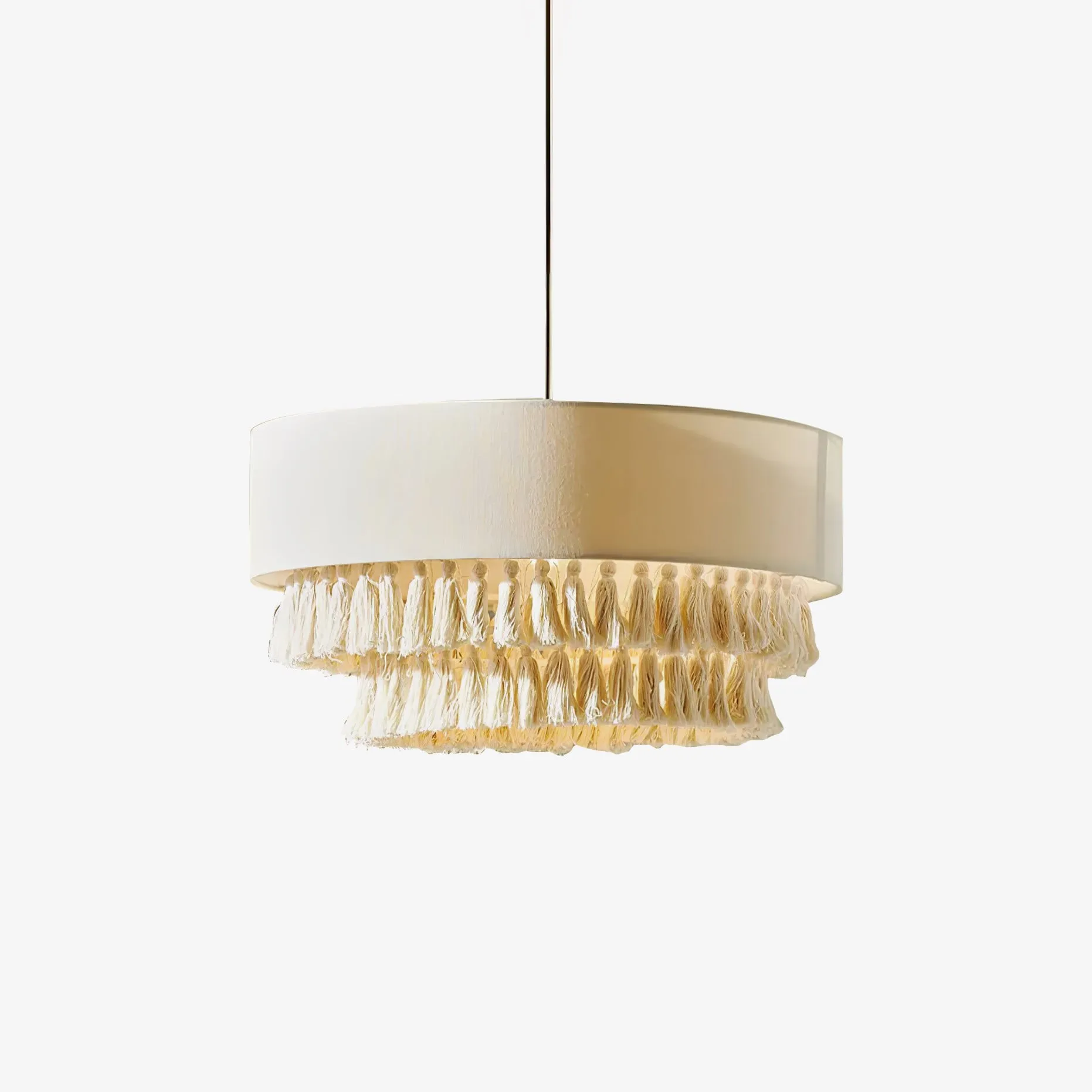 Bohemian Hemp Rope Tassel Chandelier KL386