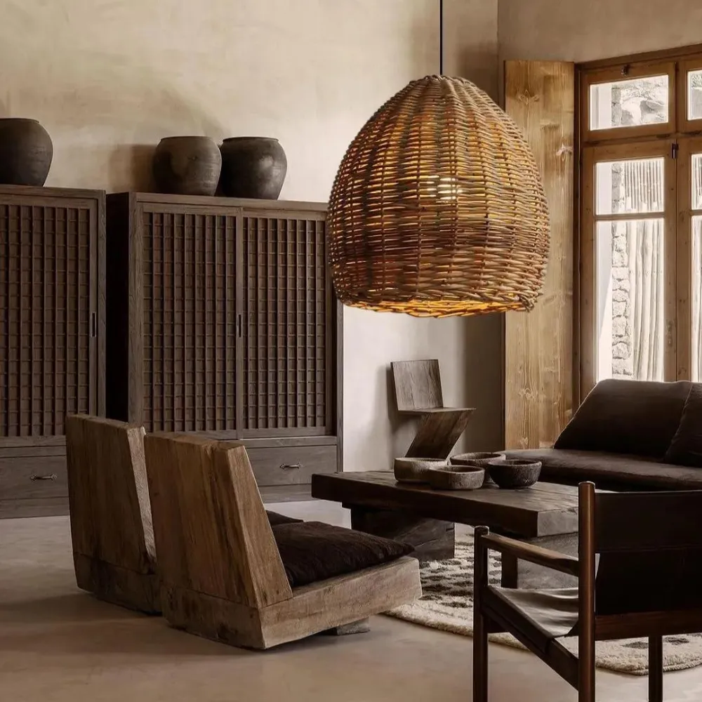 Suspended Quietness Japandi Pendant Lamp D827