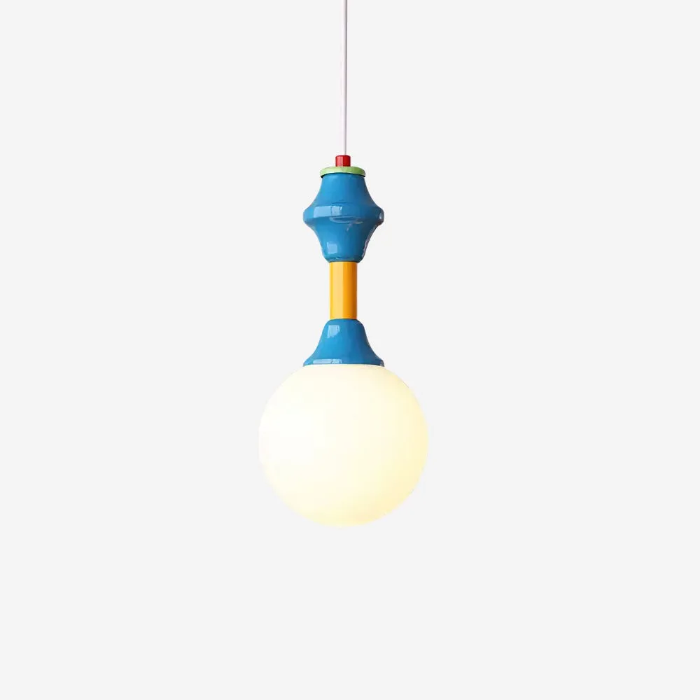French Blue And White Atmosphere Pendant lamp KL676
