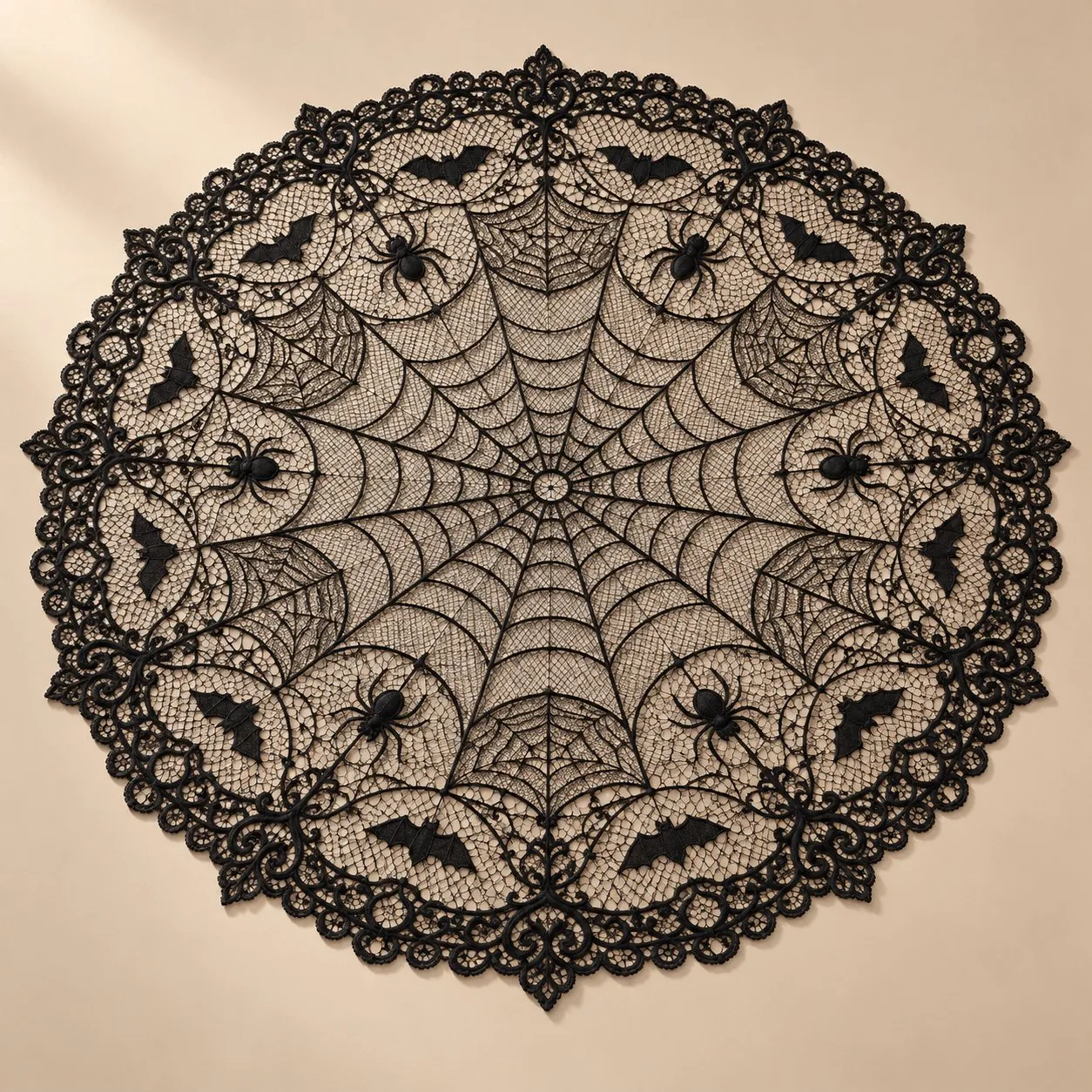 SKU 07-万圣节花边圆102cm
