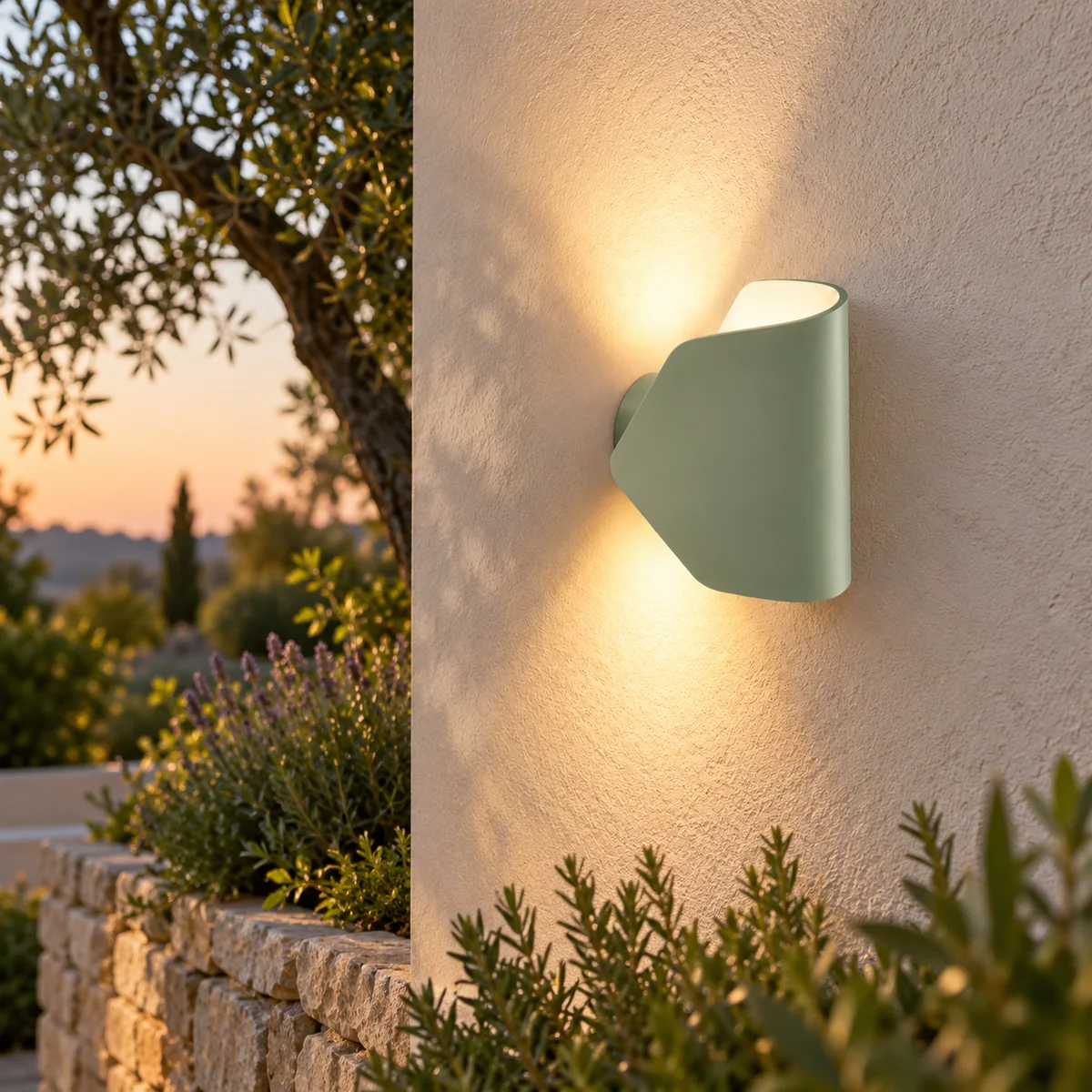 Sealed Aluminium Wall Light with a Moving Head