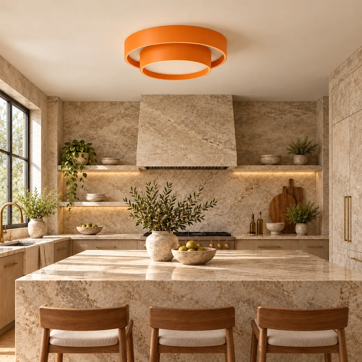 Round Flush LED in a Two-Tier Form