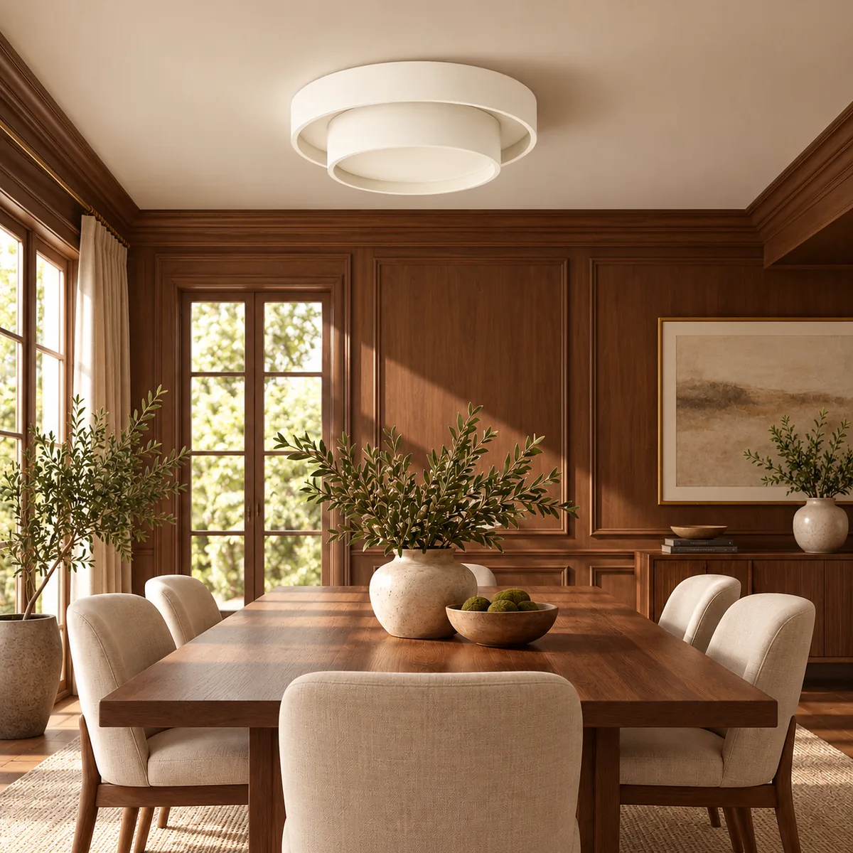 Round Flush LED in a Two-Tier Form