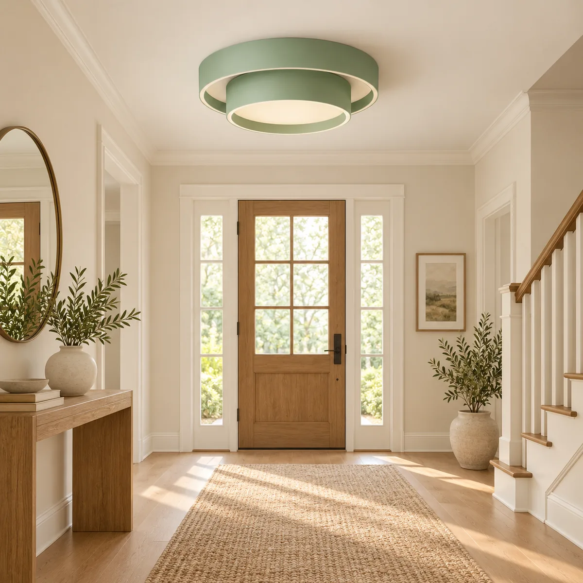 Round Flush LED in a Two-Tier Form