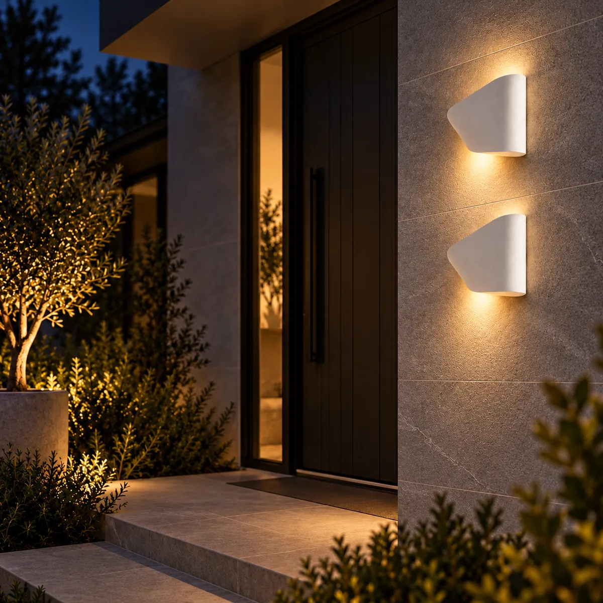 Sealed Aluminium Wall Light with a Moving Head