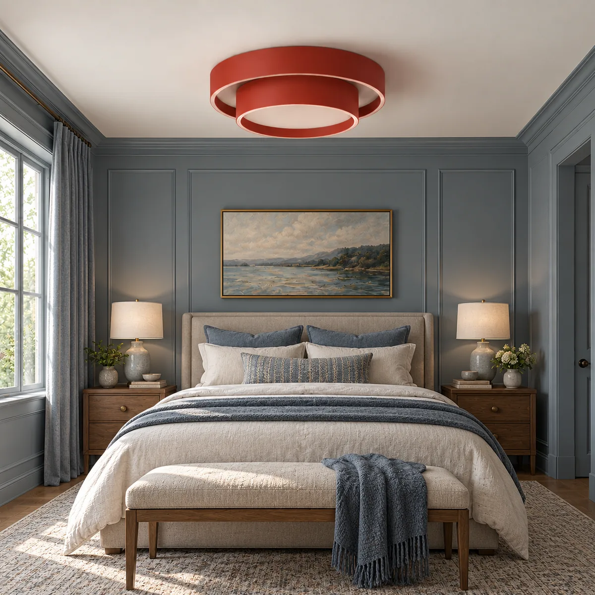 Round Flush LED in a Two-Tier Form
